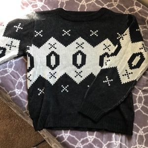 X’s and O’s grandpa sweater